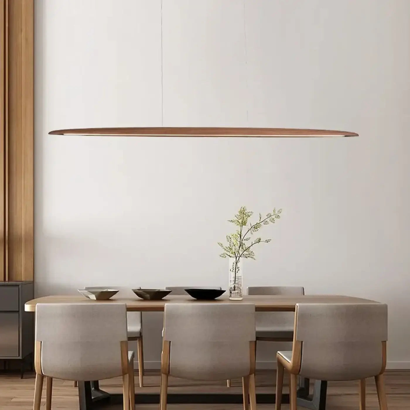 Suspension Luminaire Design en Bois - Bolid