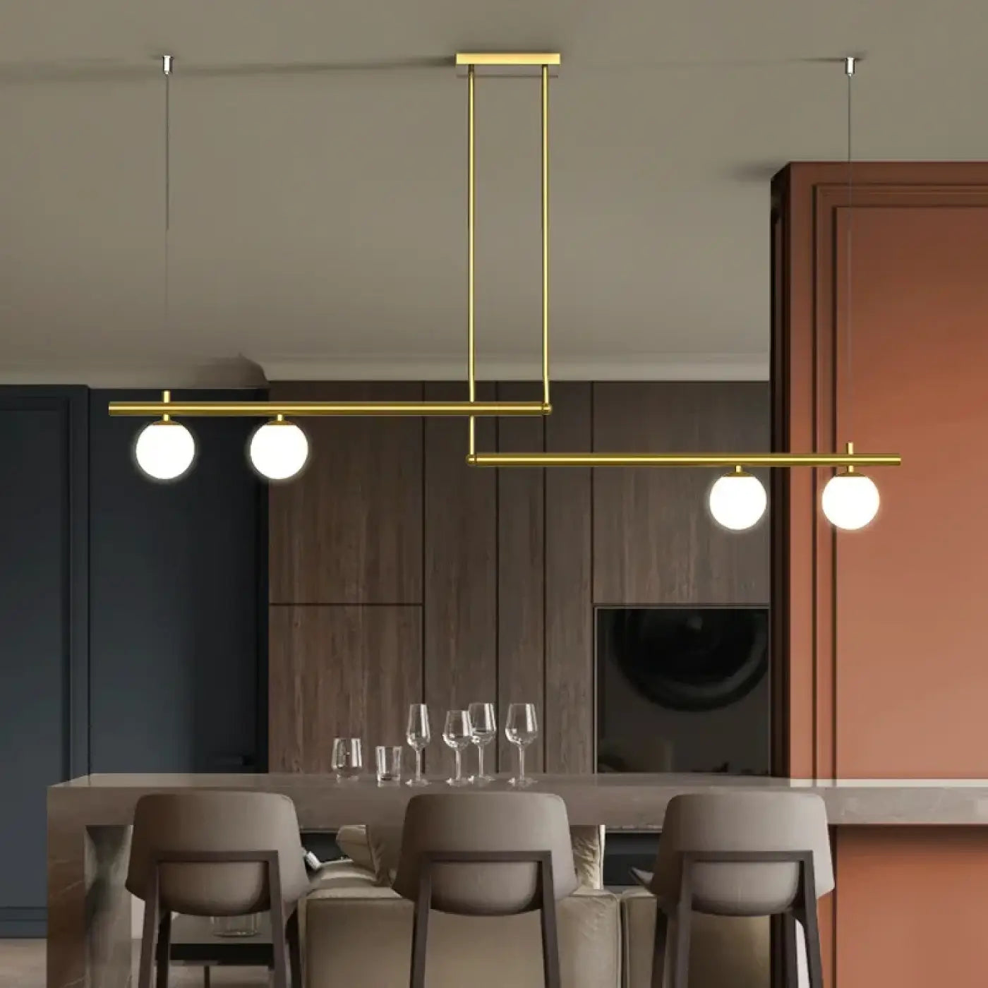 Suspension Luminaire Moderne en Verre - Fordi