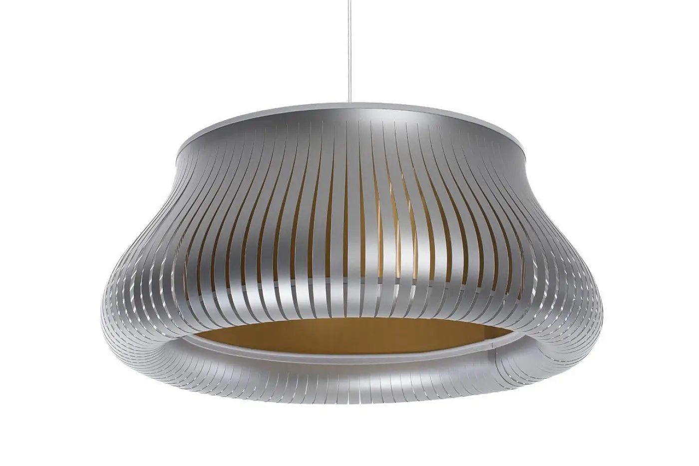 Suspension Luminaire Design - Oblo (Argent/Doré)
