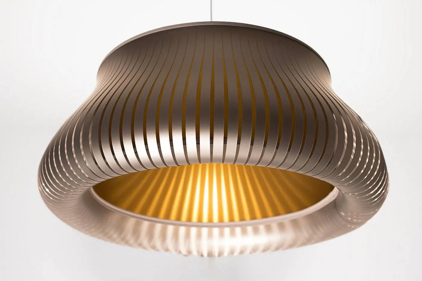 Suspension Luminaire Design - Oblo (Argent/Doré)