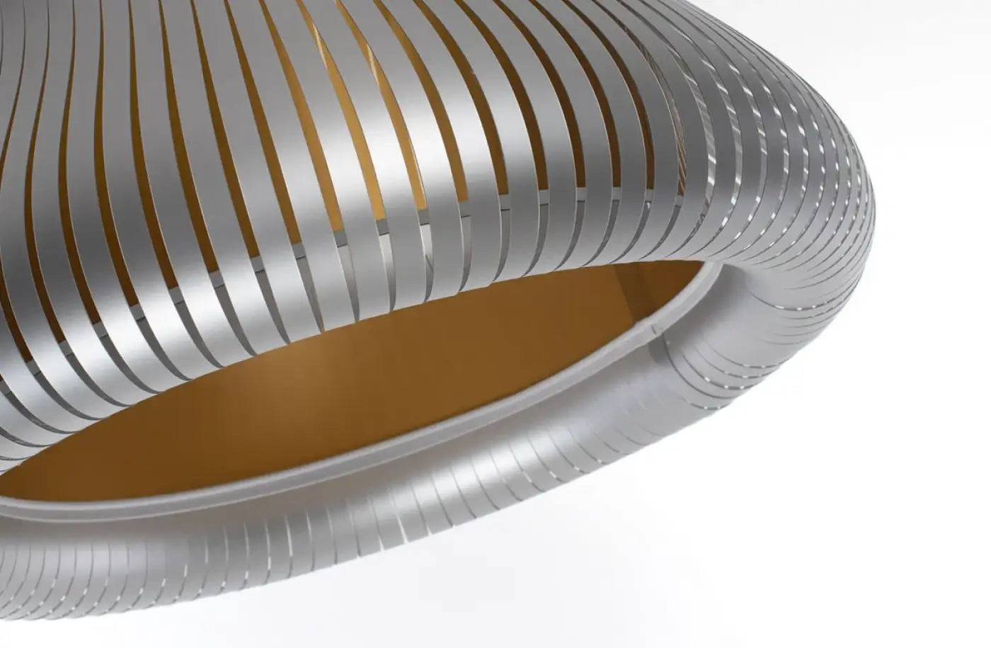 Suspension Luminaire Design - Oblo (Argent/Doré)