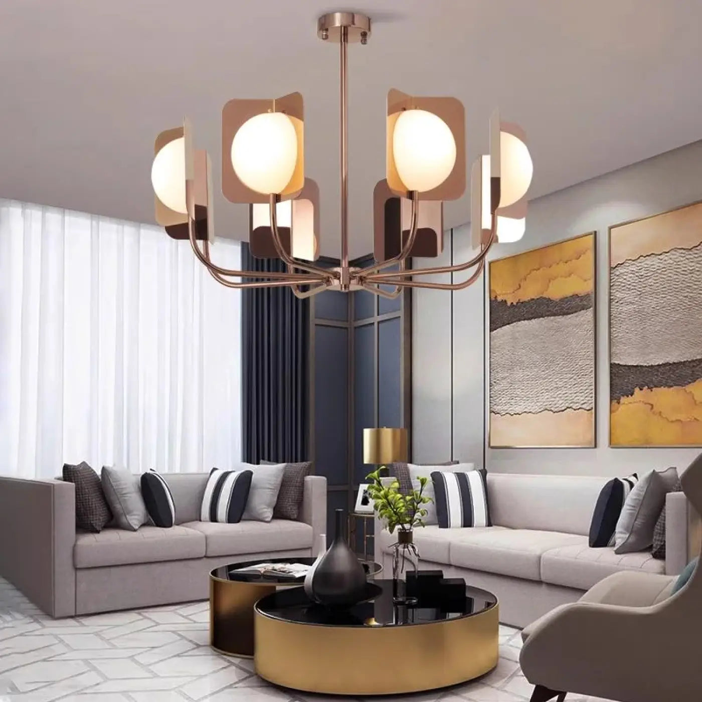 Suspension Luminaire en Metal - Copra