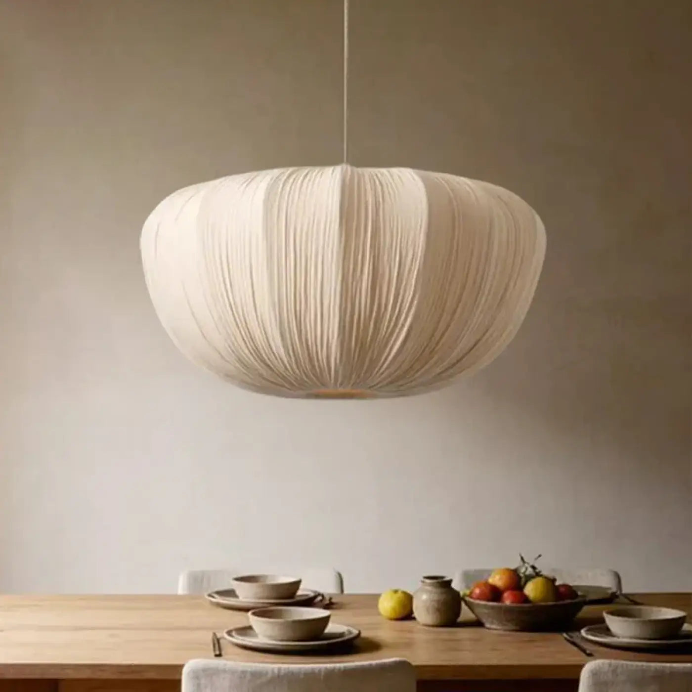 Suspension Luminaire en Tissu - Sai