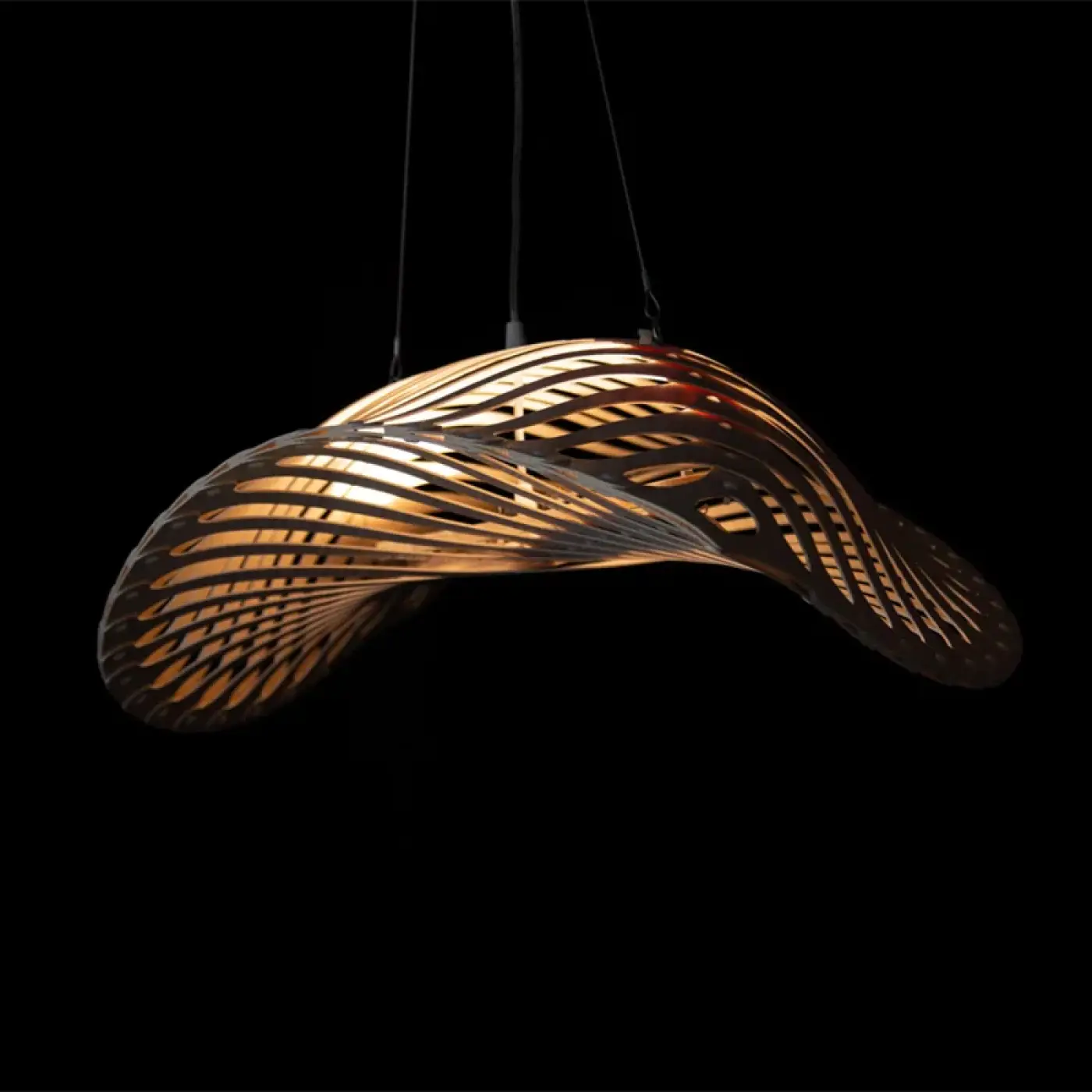 Suspension Luminaire Design en Bambou - Safa
