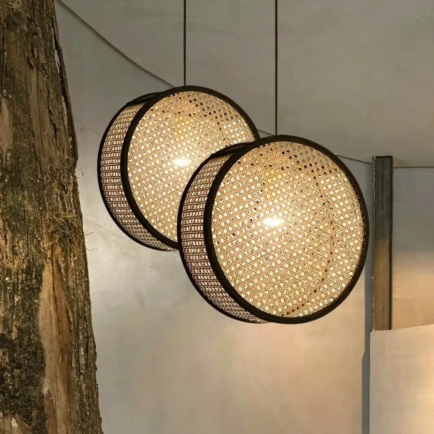 Suspension Luminaire en Bambou - Rotisa
