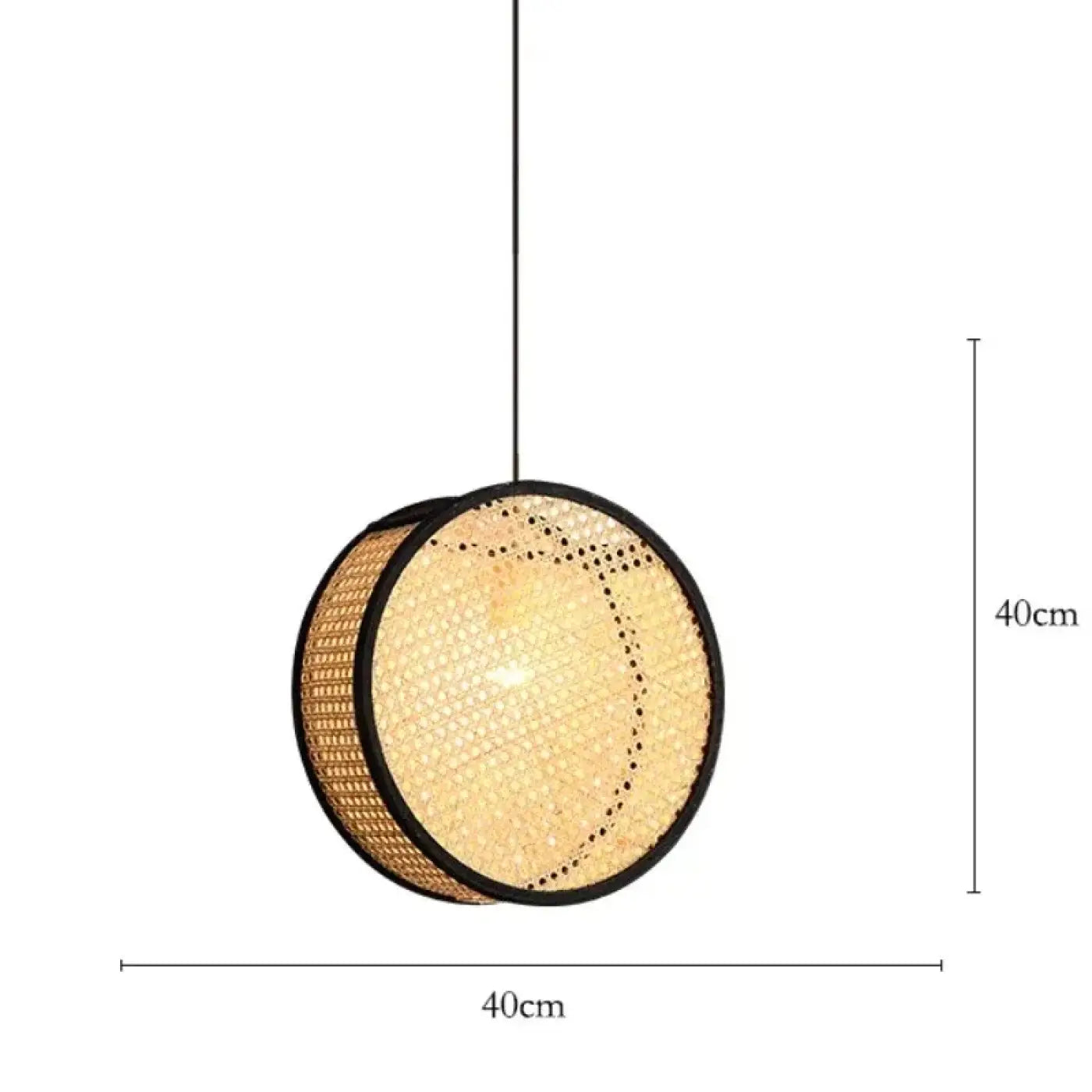 Suspension Luminaire en Bambou - Rotisa