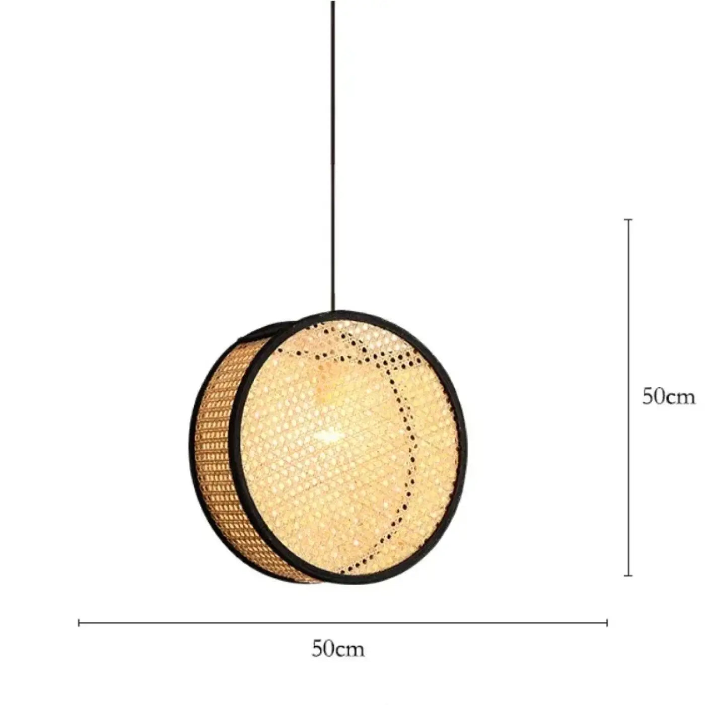 Suspension Luminaire en Bambou - Rotisa