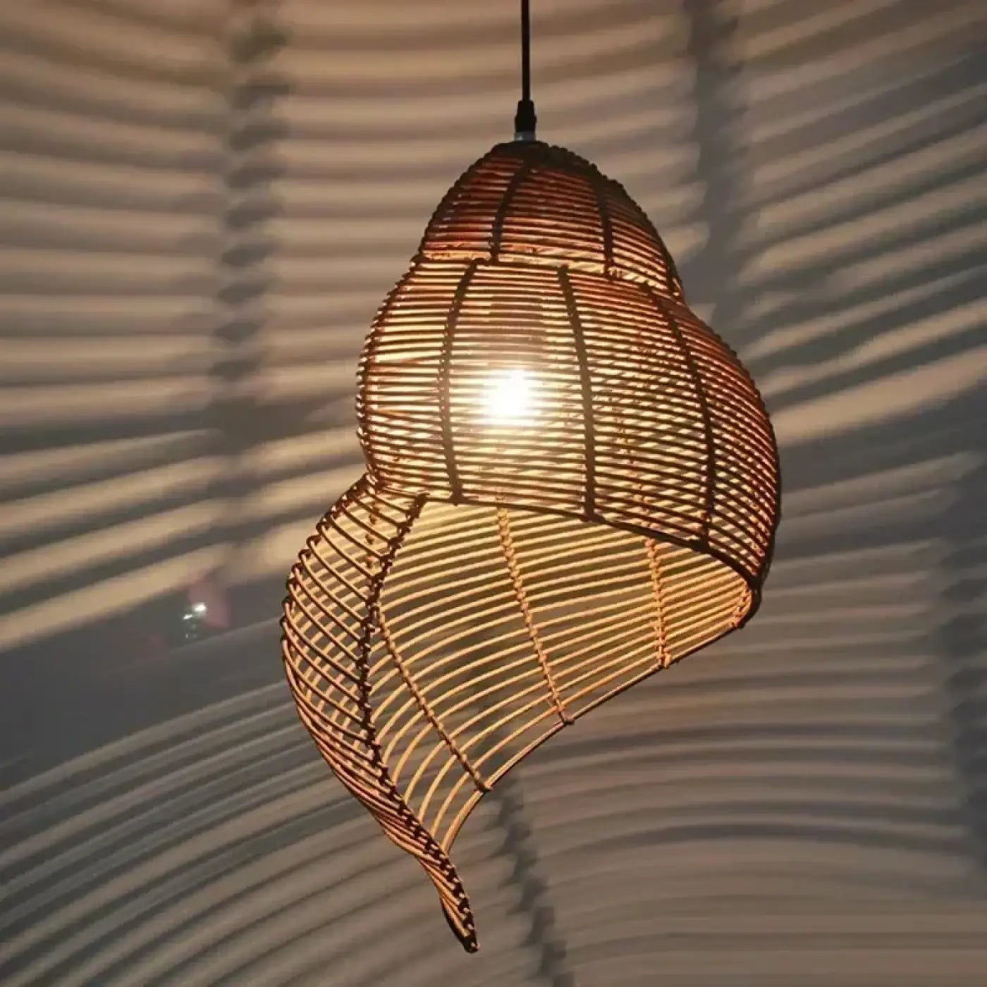 Suspension Luminaire en Bambou - Nage
