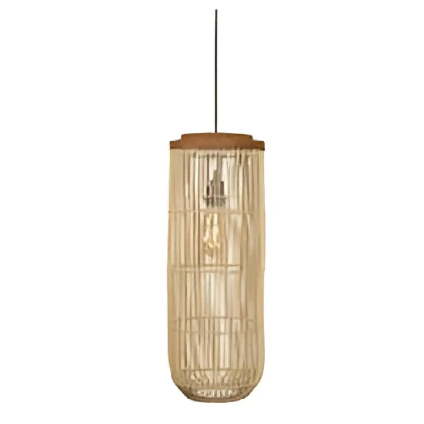 Suspension Luminaire Boheme en Bambou - Nyra