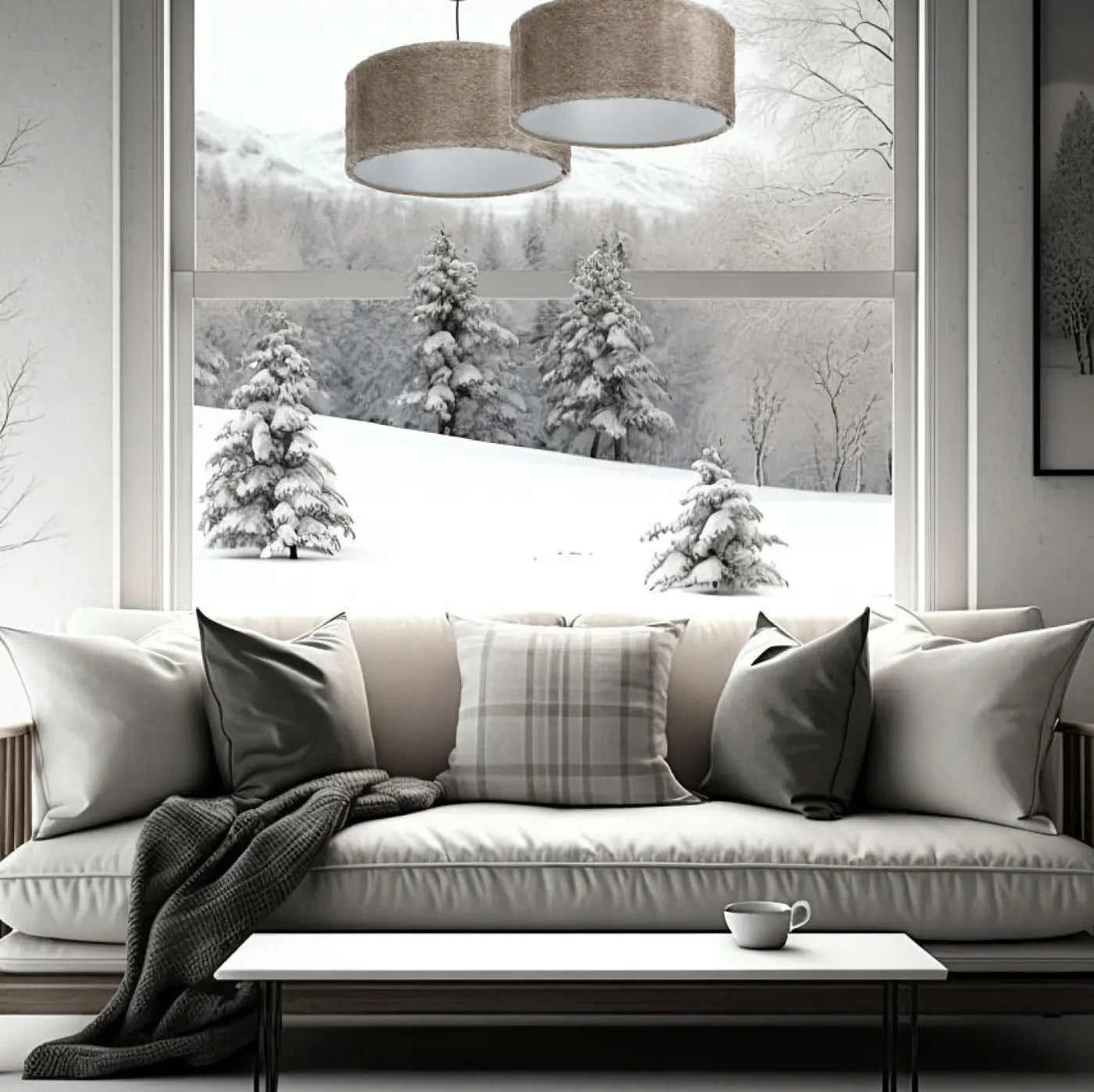Suspension Luminaire Elegant - Bear Light (Beige/Marron/Gris Clair)