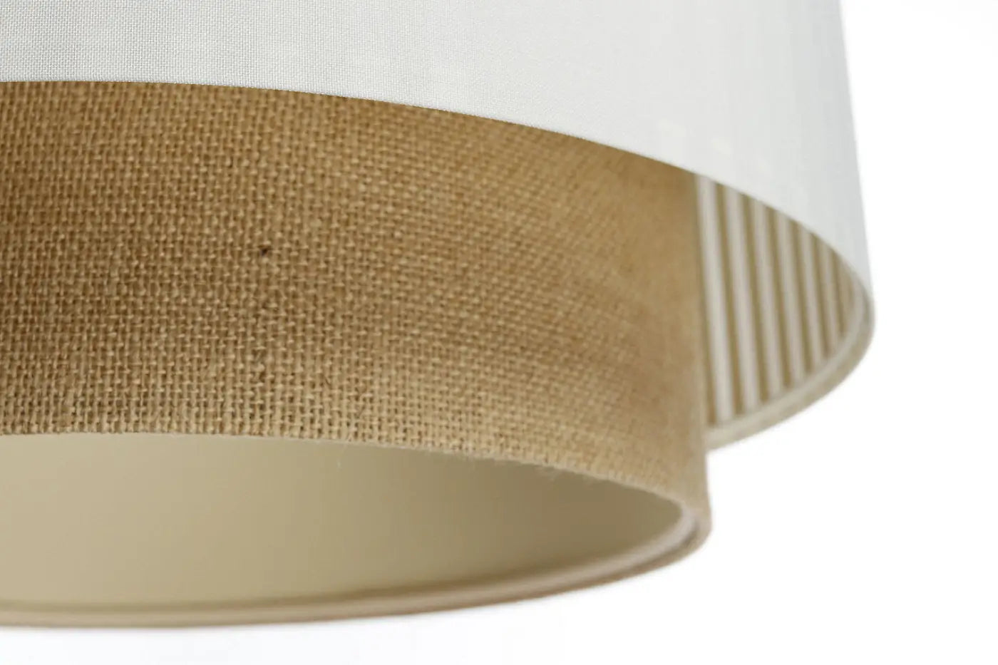 Suspension Luminaire Design - Duo Lami Line (Blanc/Beige/Ecru)