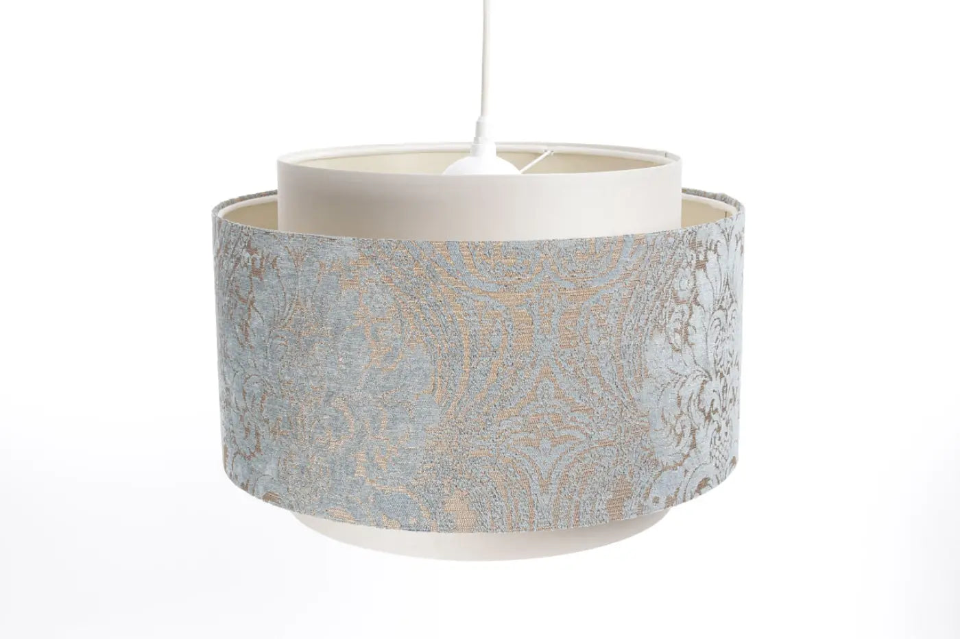 Suspension Luminaire Chic - Doblo (Crème/Bleu Clair/Ecru)