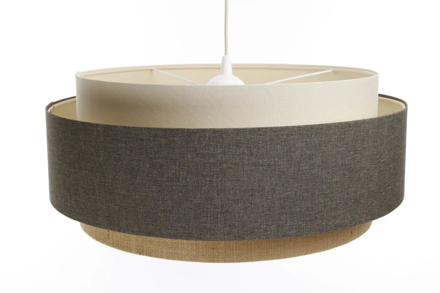 Suspension Luminaire Design - Doblo Boho Elegant (Beige/ Crème/ Ecru/Graphite)