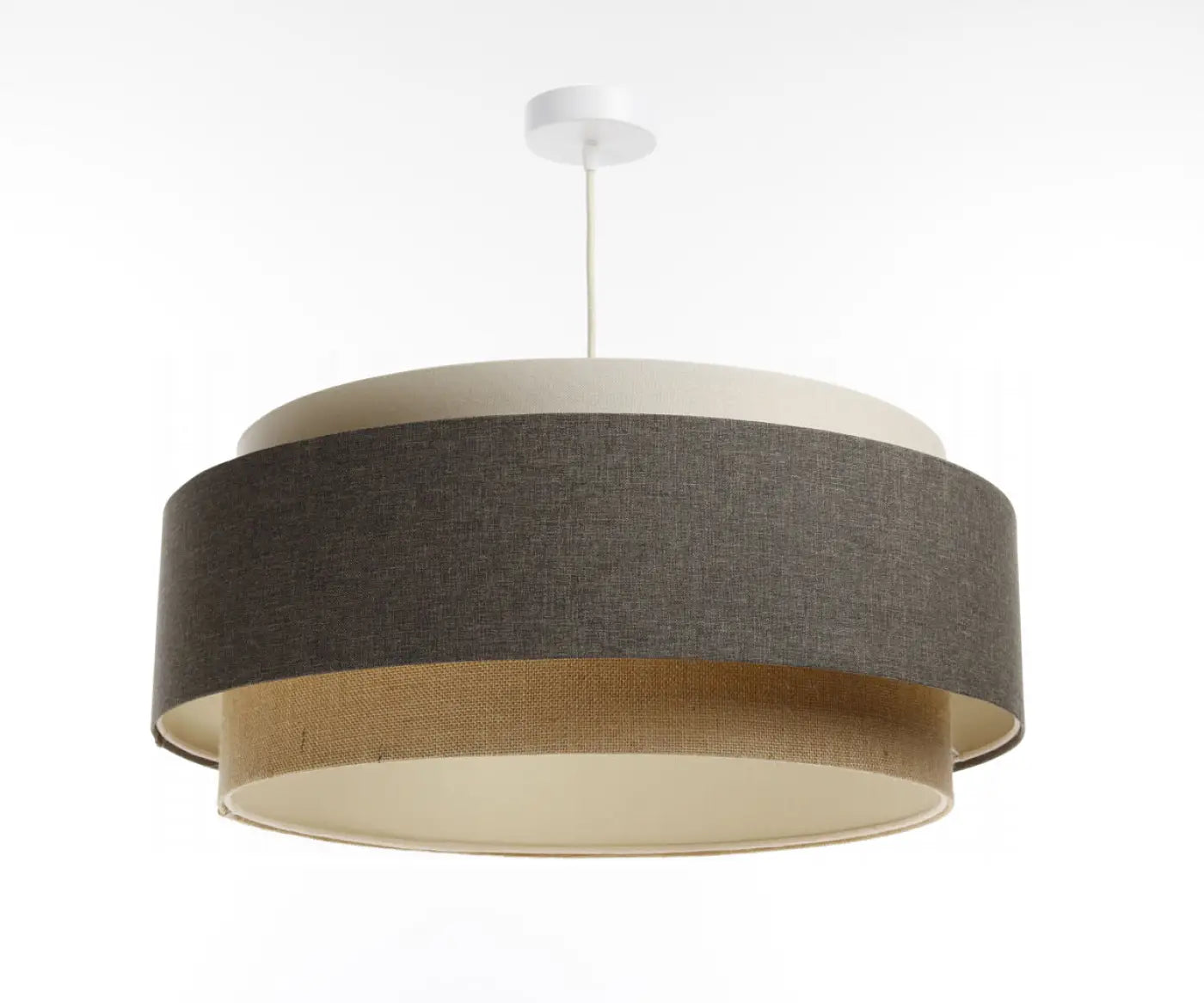Suspension Luminaire Design - Doblo Boho Elegant (Beige/ Crème/ Ecru/Graphite)