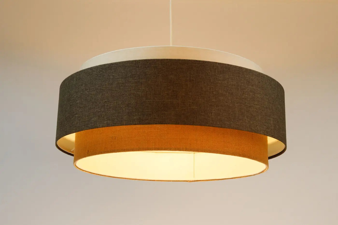 Suspension Luminaire Design - Doblo Boho Elegant (Beige/ Crème/ Ecru/Graphite)