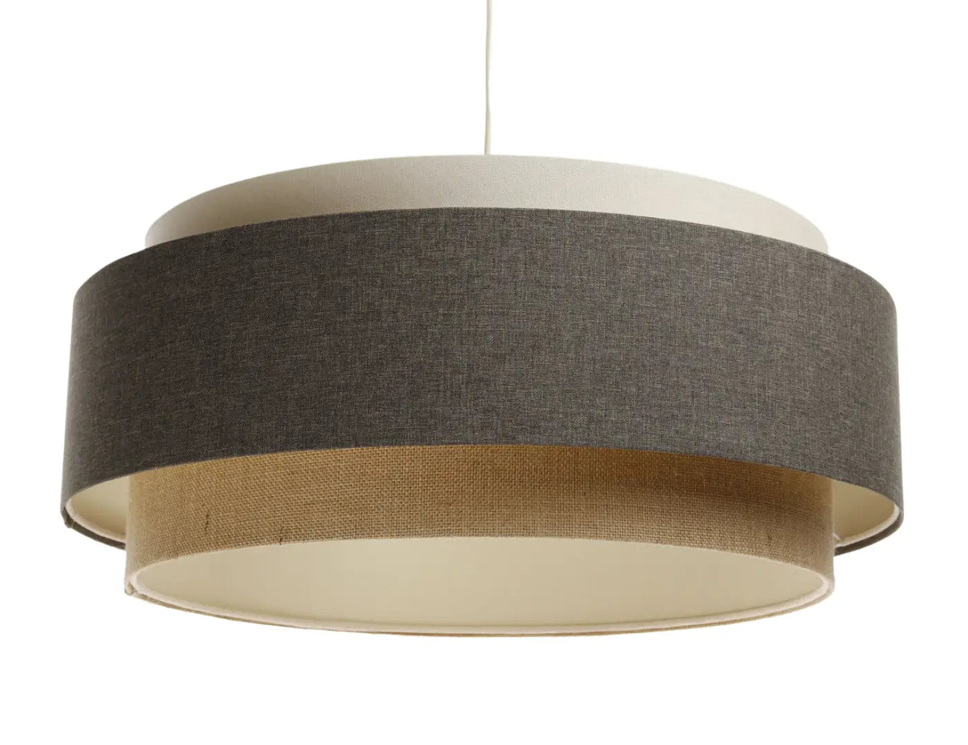 Suspension Luminaire Design - Doblo Boho Elegant (Beige/ Crème/ Ecru/Graphite)
