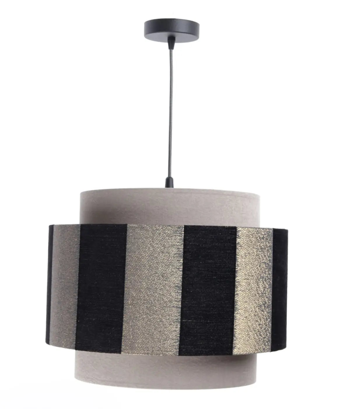 Suspension Luminaire Moderne - Doblo (Gris/Noir/Doré)