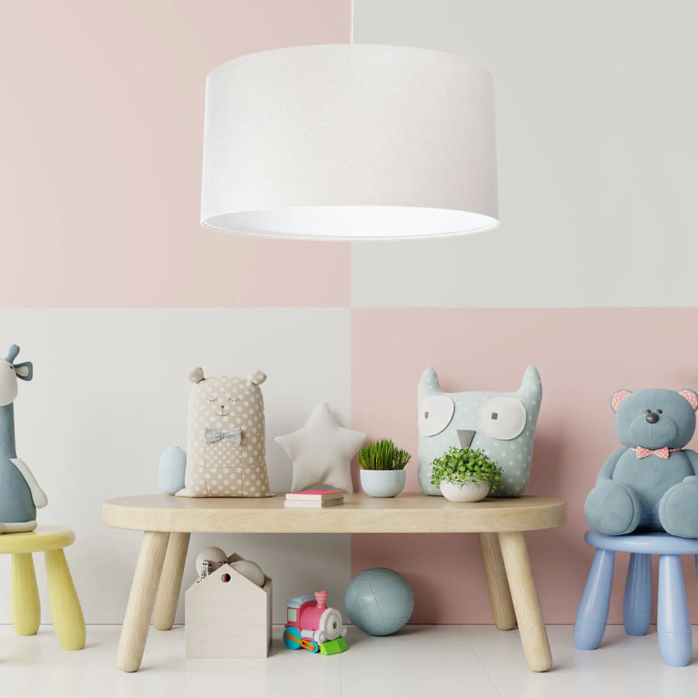 Suspension Luminaire - Classic Jasmin (Blanc Crème/Blanc)