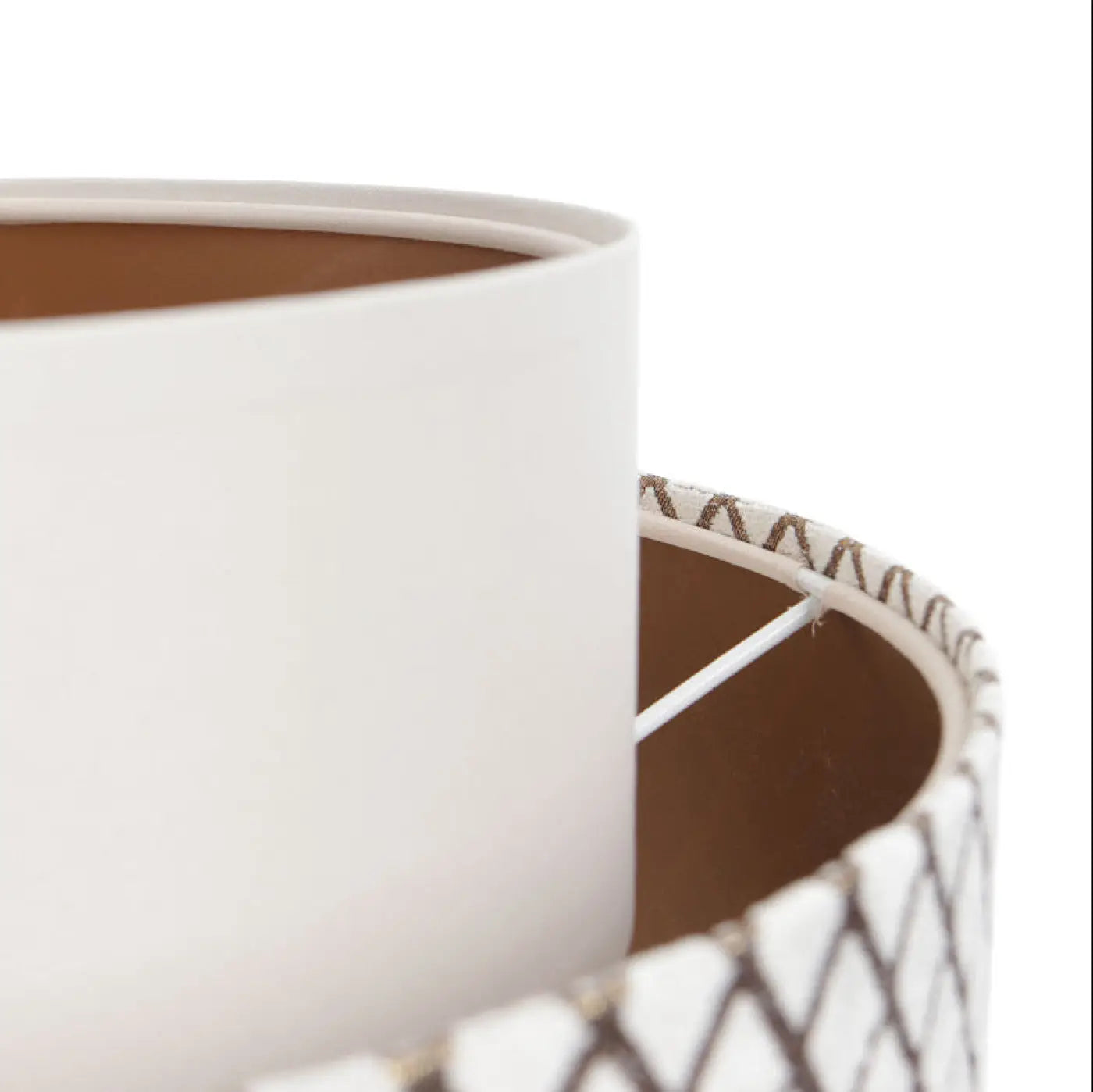 Suspension Luminaire Design - Doblo (Blanc Crème/Doré)