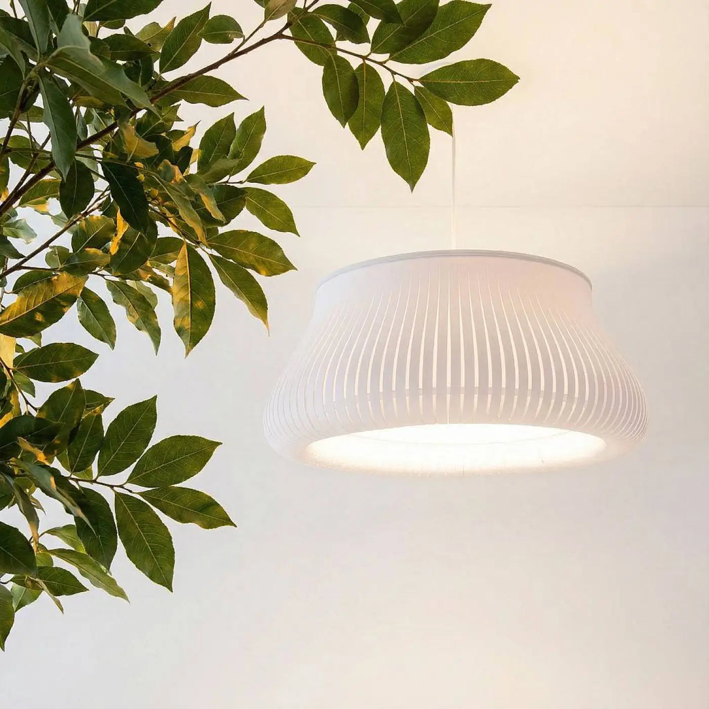 Suspension Luminaire Design - Oblo (Blanc)