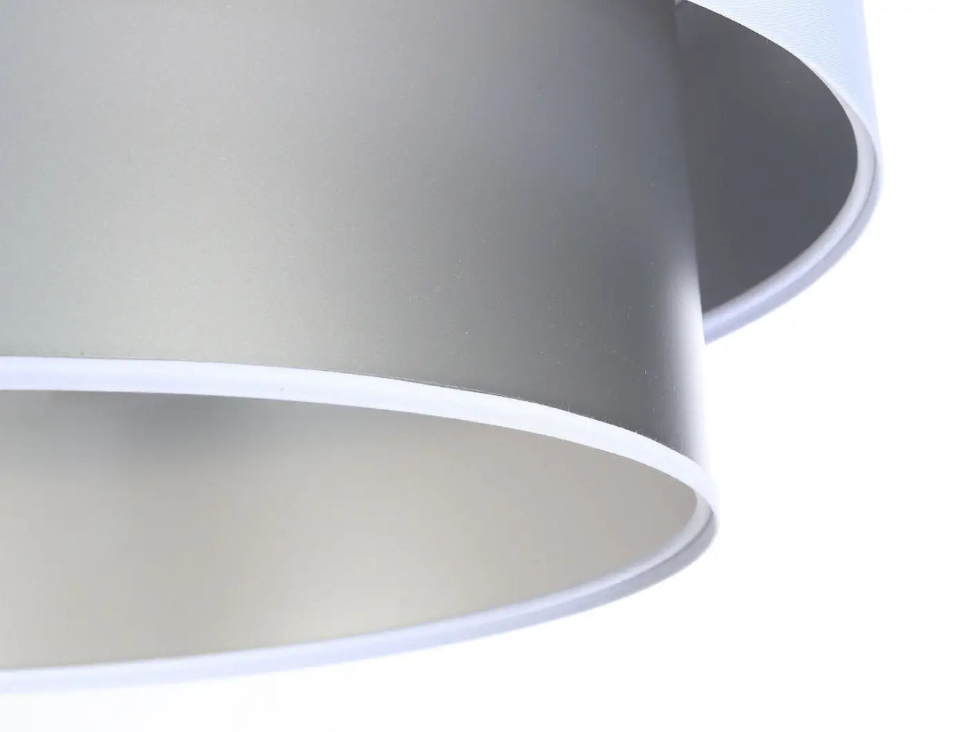 Suspension Luminaire Design - Duo (Blanc/Argent)