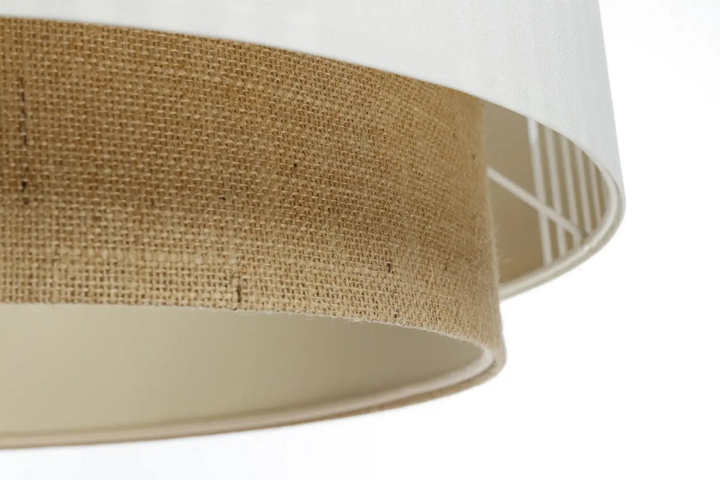 Suspension Luminaire Design - Duo Lami Line (Blanc/Beige/Ecru)
