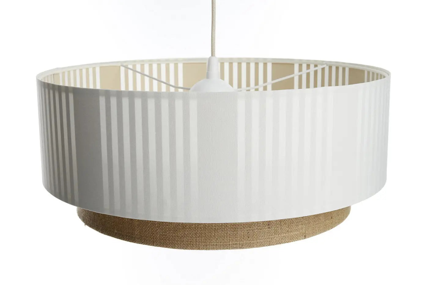 Suspension Luminaire Design - Duo Lami Line (Blanc/Beige/Ecru)