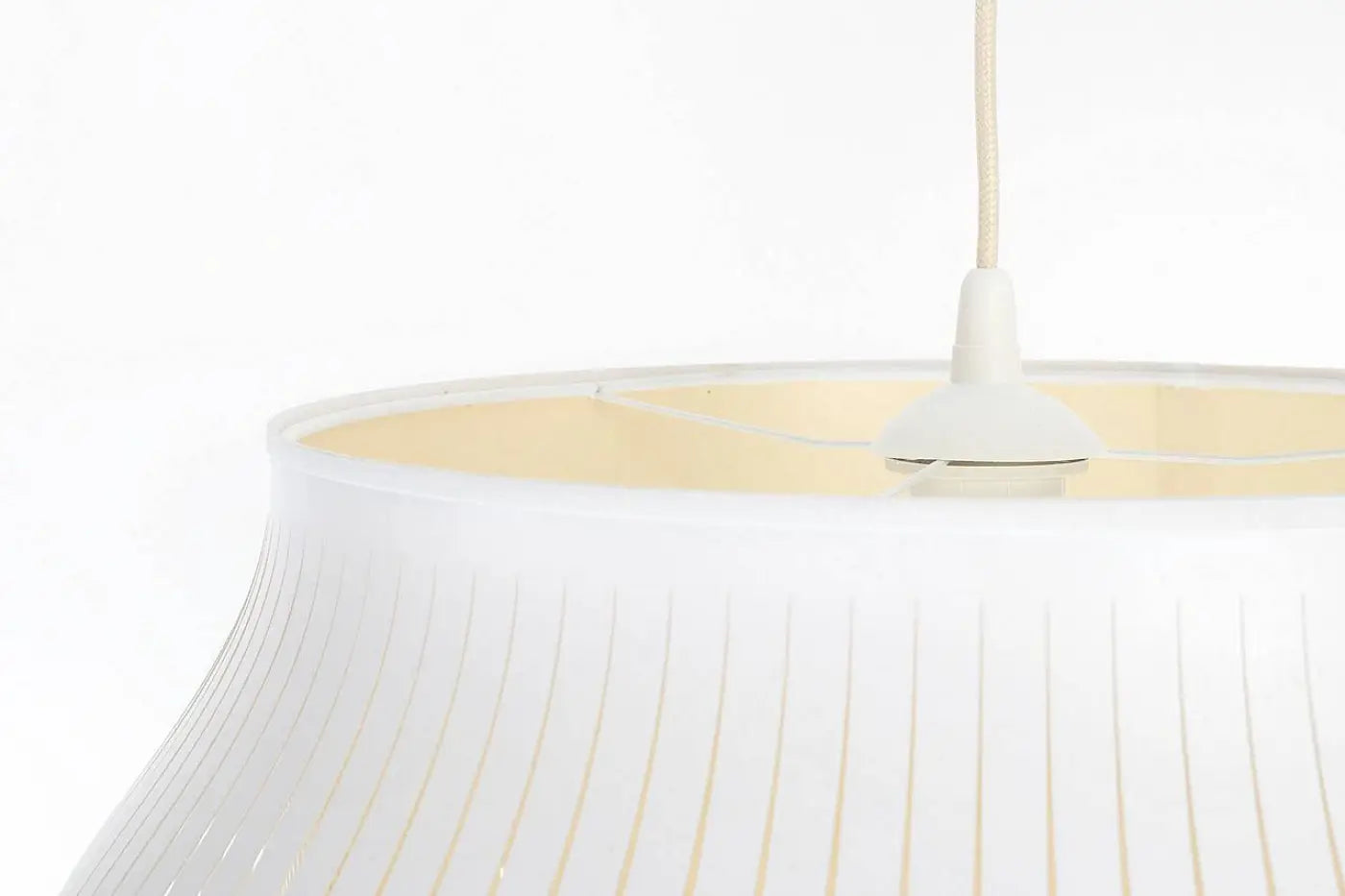 Suspension Luminaire Design - Oblo (Blanc/Crème)
