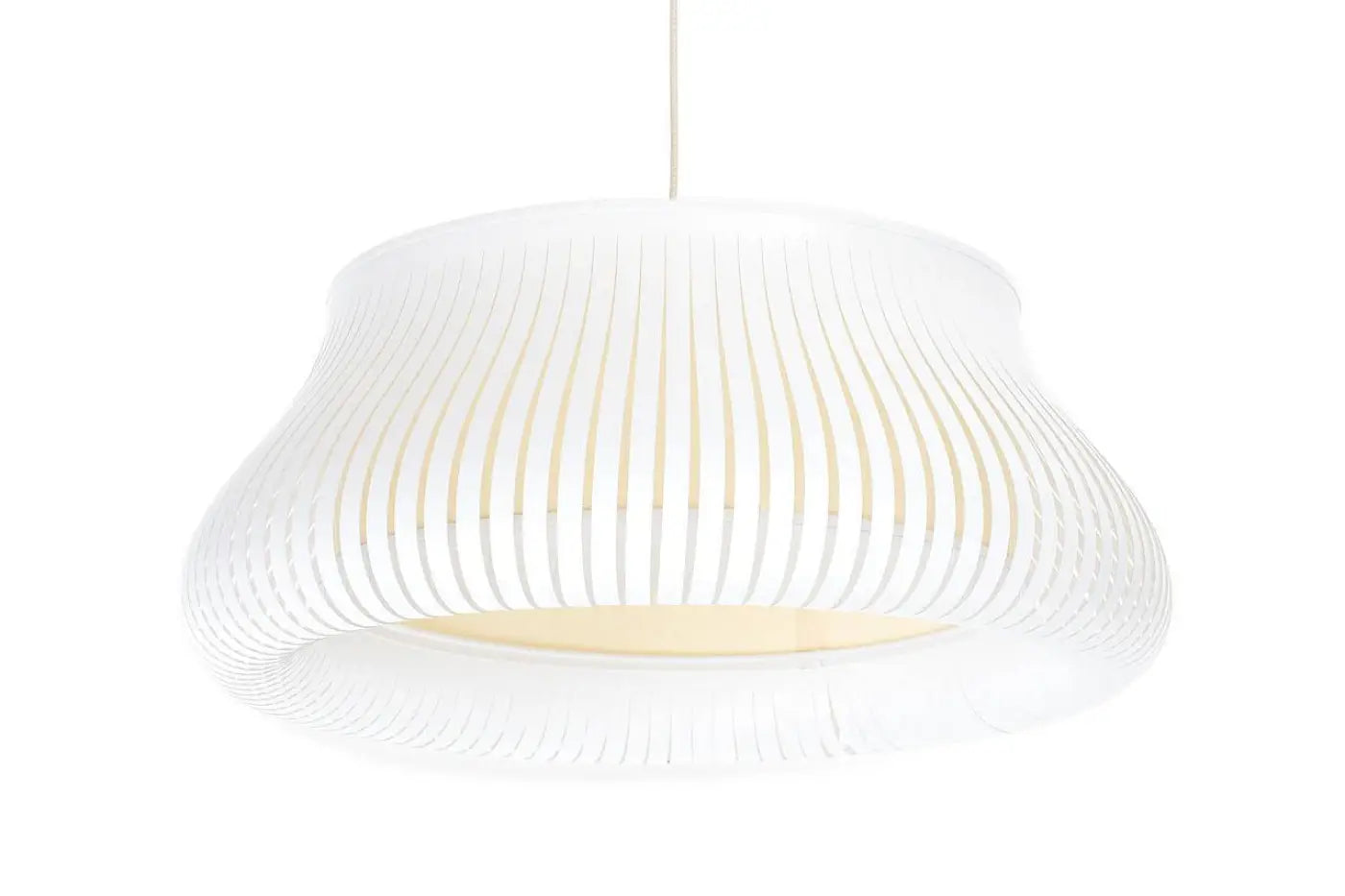 Suspension Luminaire Design - Oblo (Blanc/Crème)