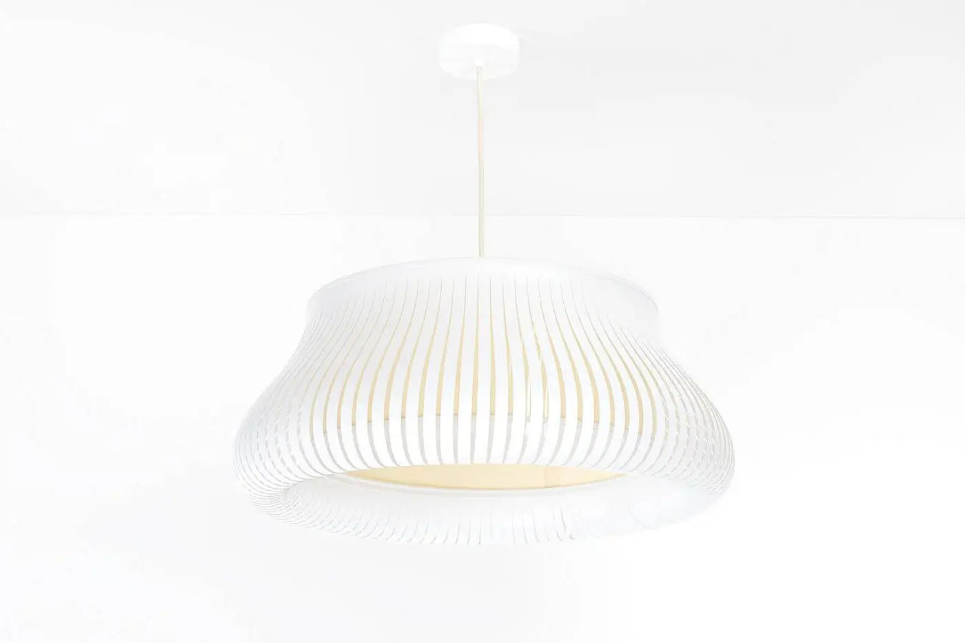 Suspension Luminaire Design - Oblo (Blanc/Crème)