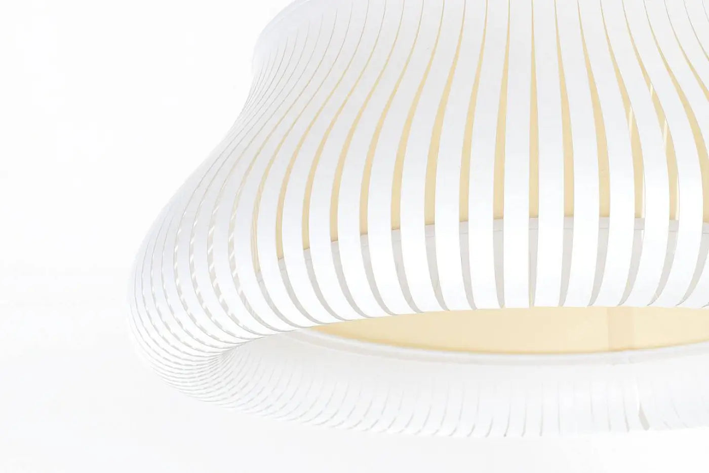 Suspension Luminaire Design - Oblo (Blanc/Crème)