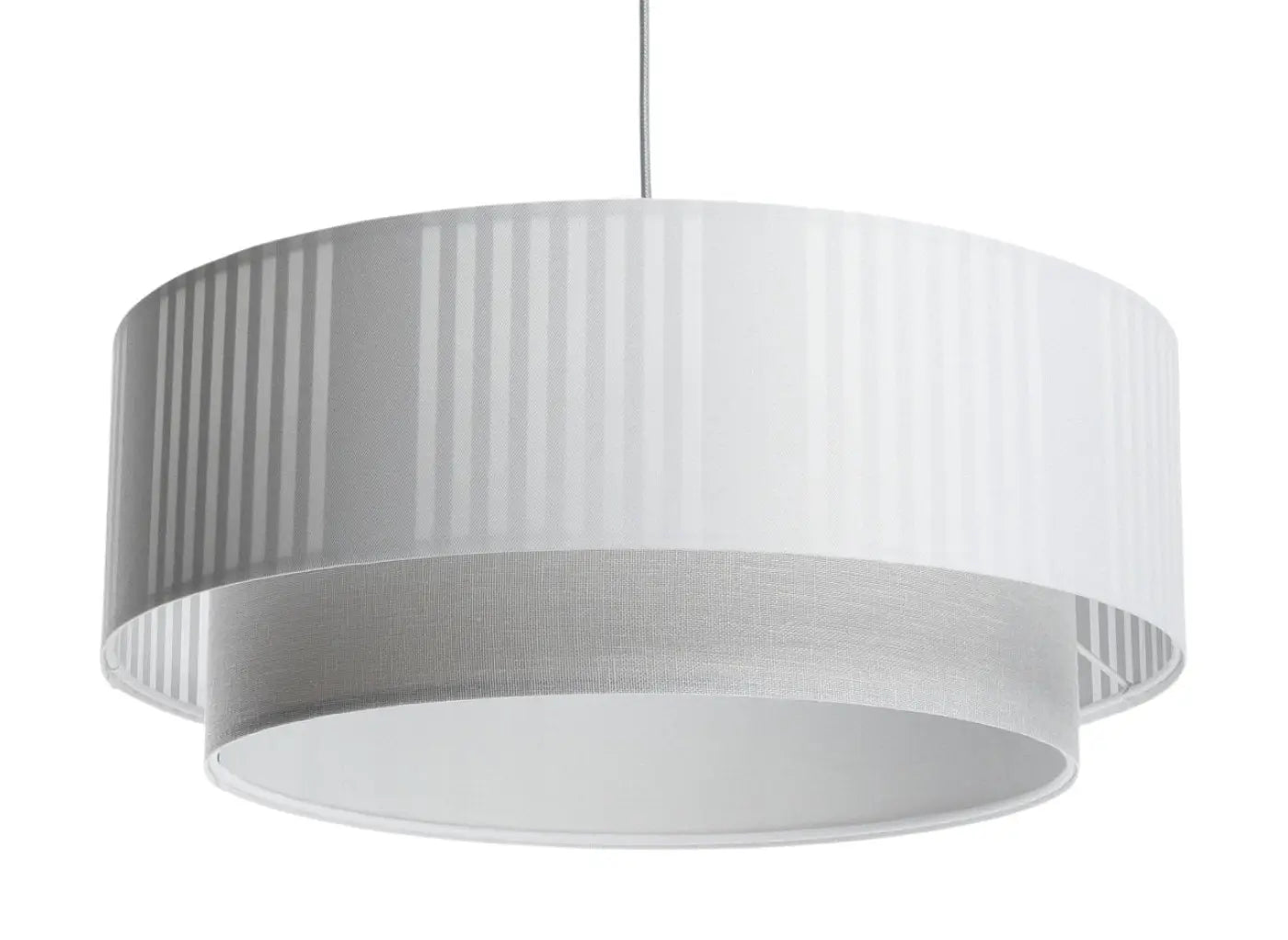 Suspension Luminaire Design - Duo Lami Line (Blanc/Gris)