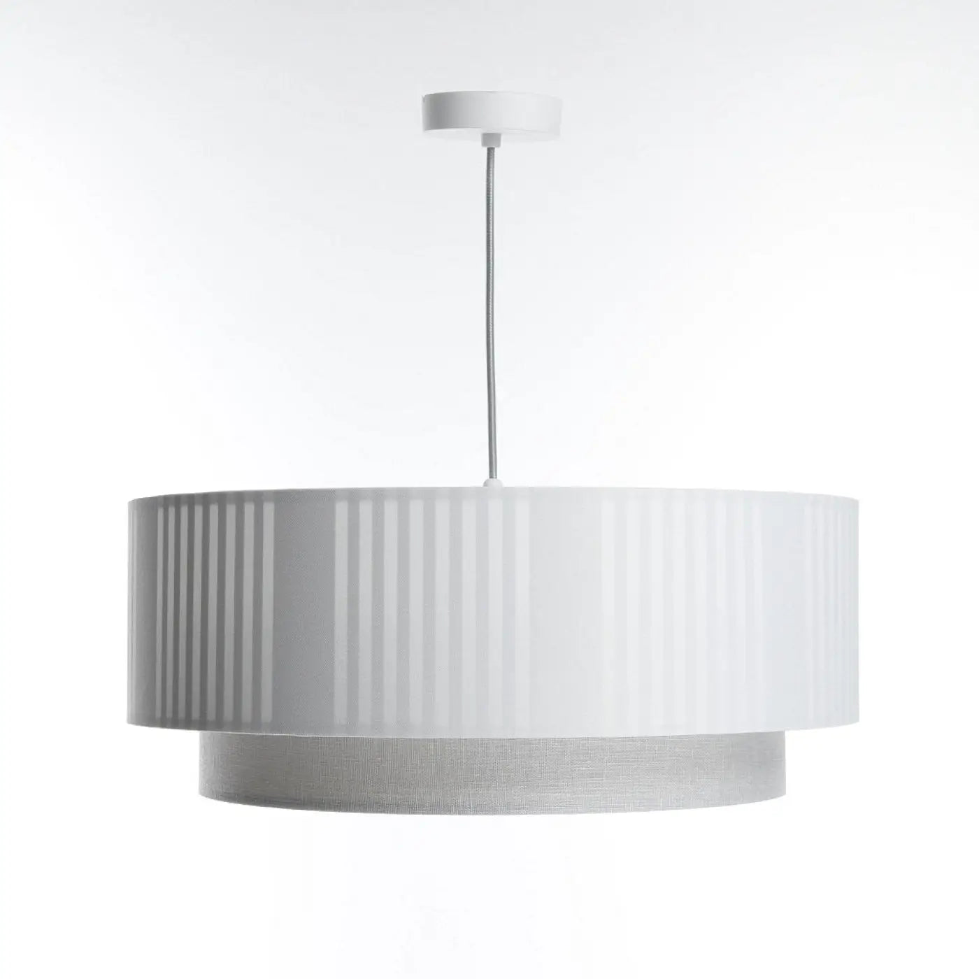 Suspension Luminaire Design - Duo Lami Line (Blanc/Gris)