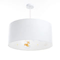 Suspension Luminaire - Sweet Dreams Classic (Bleu Pastel/Blanc/Jaune/Marron Clair)