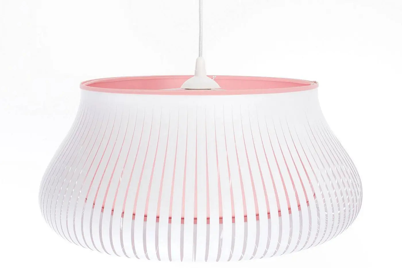 Suspension Luminaire Design - Oblo (Blanc/Rose)