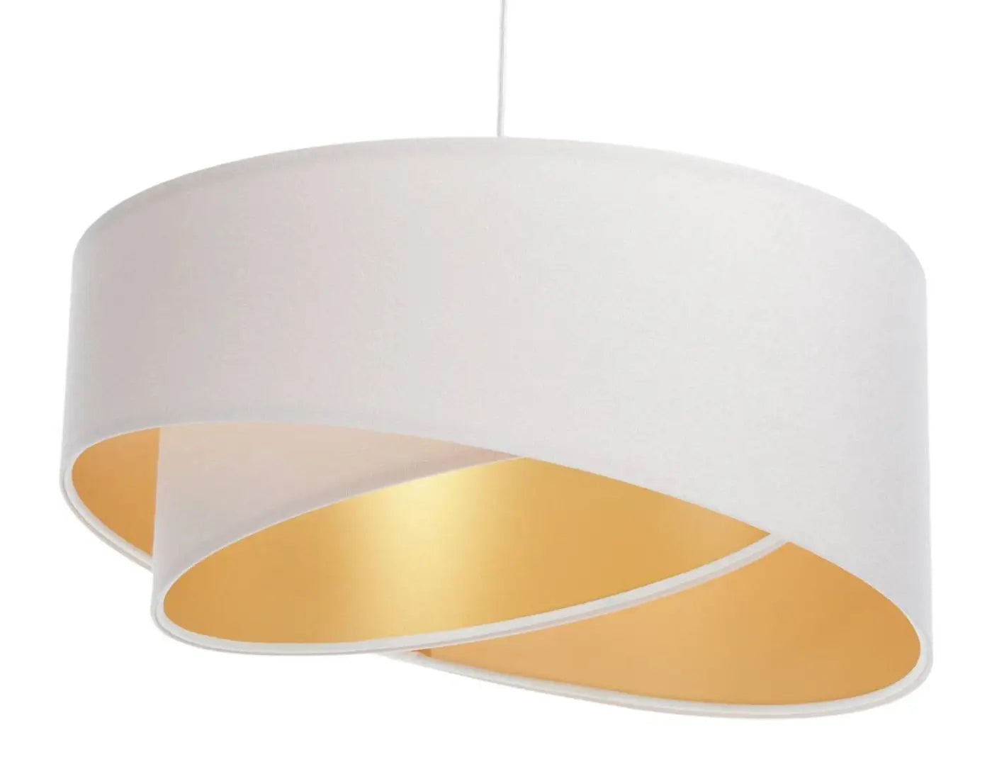 Suspension Luminaire Design en Tissu - Galaxy Auric (Blanc)