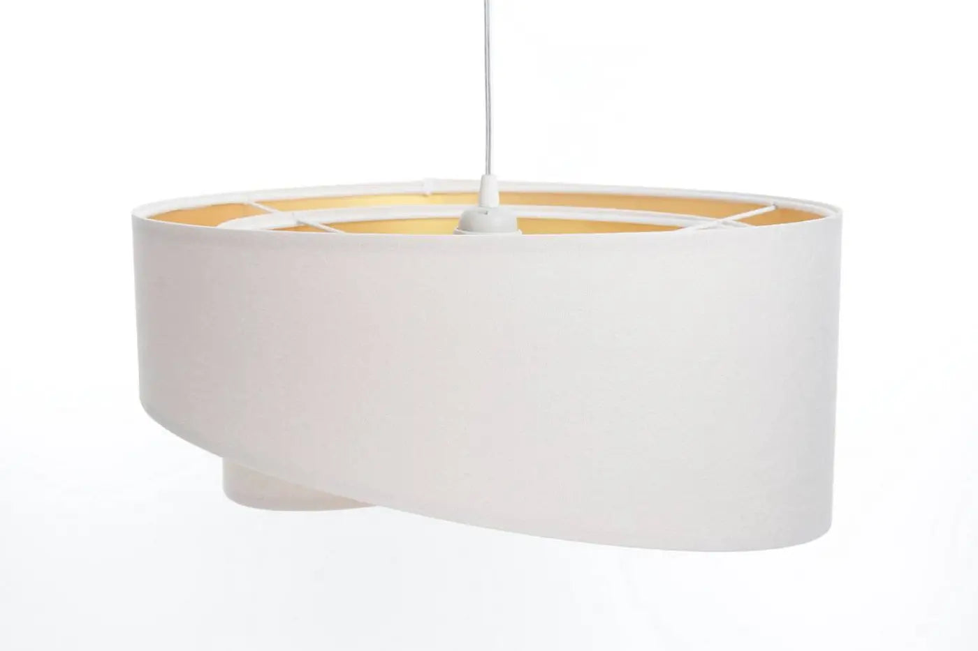 Suspension Luminaire Design en Tissu - Galaxy Auric (Blanc)