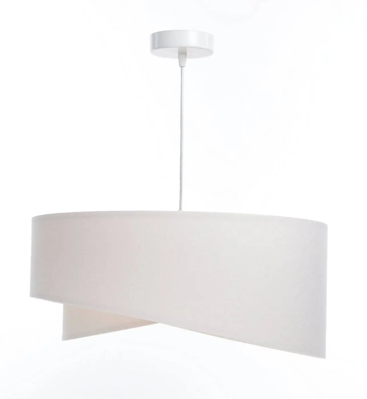 Suspension Luminaire Design en Tissu - Galaxy Auric (Blanc)