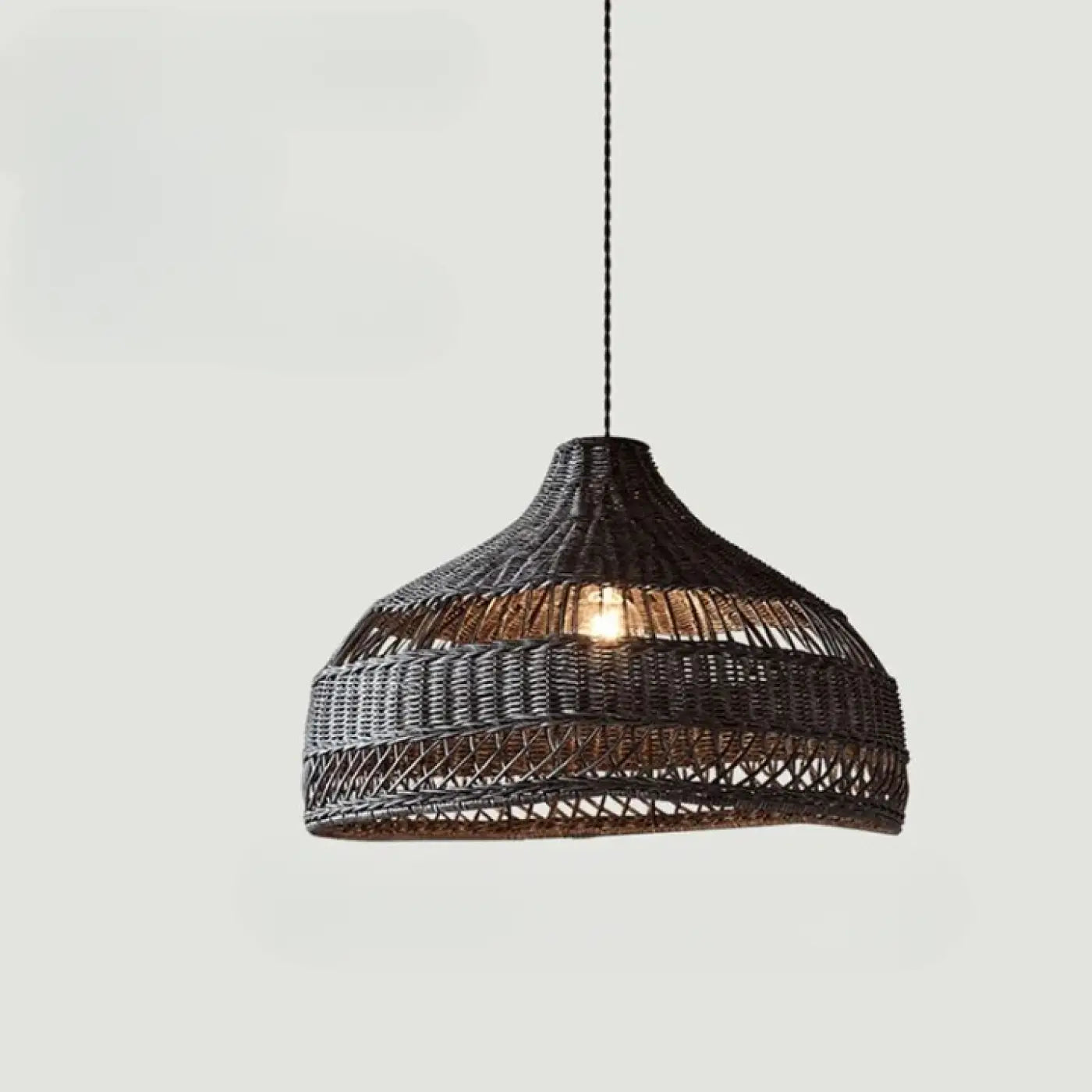 Suspension Luminaire Boheme en Rotin - Tresso