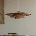 Suspension Luminaire Boheme en Rotin - Girai