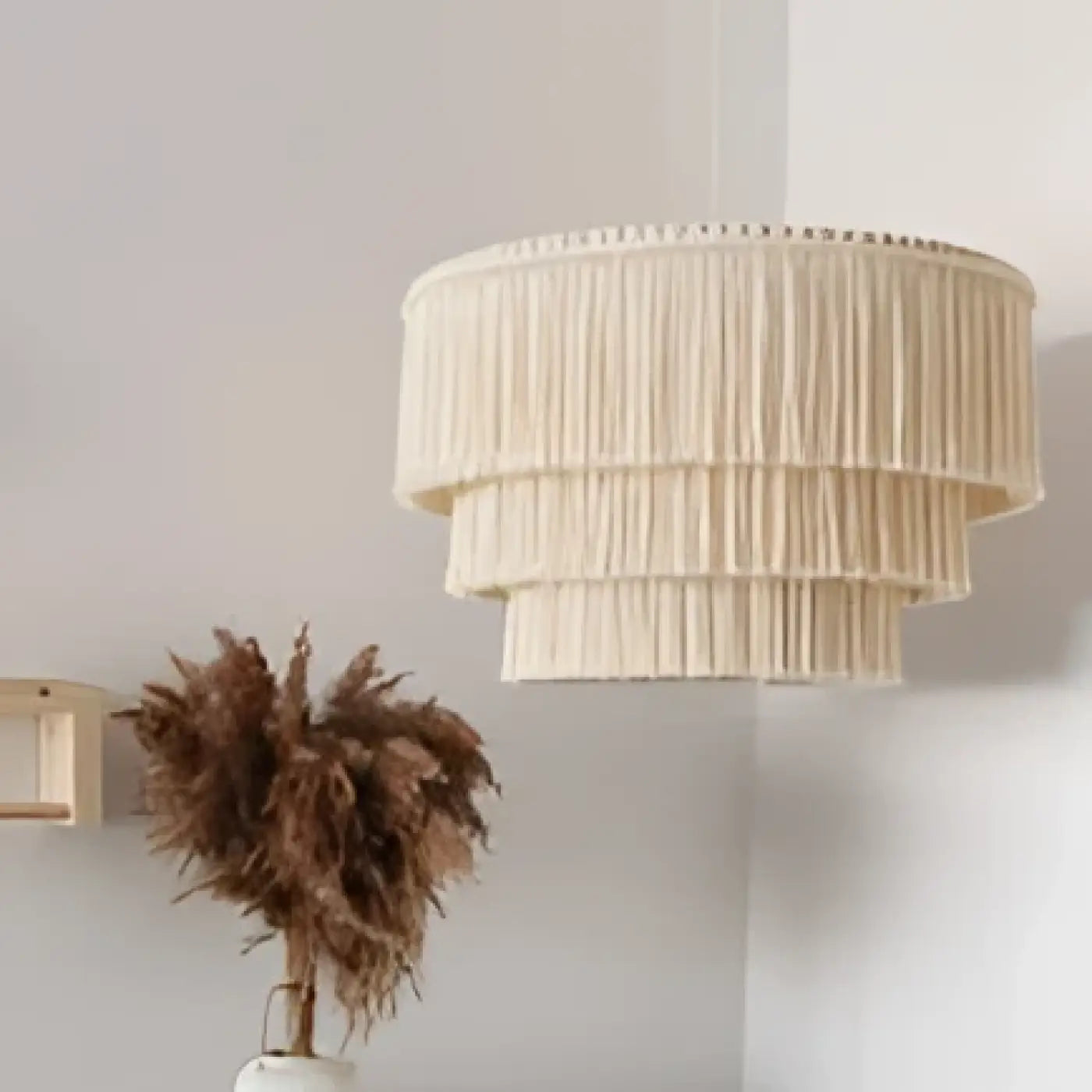 Suspension Luminaire Boheme en Tissu - Hasley