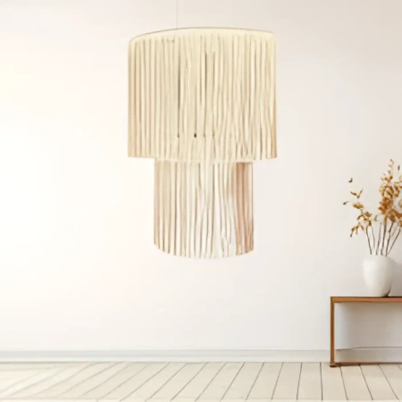 Suspension Luminaire Boheme en Tissu - Hasley