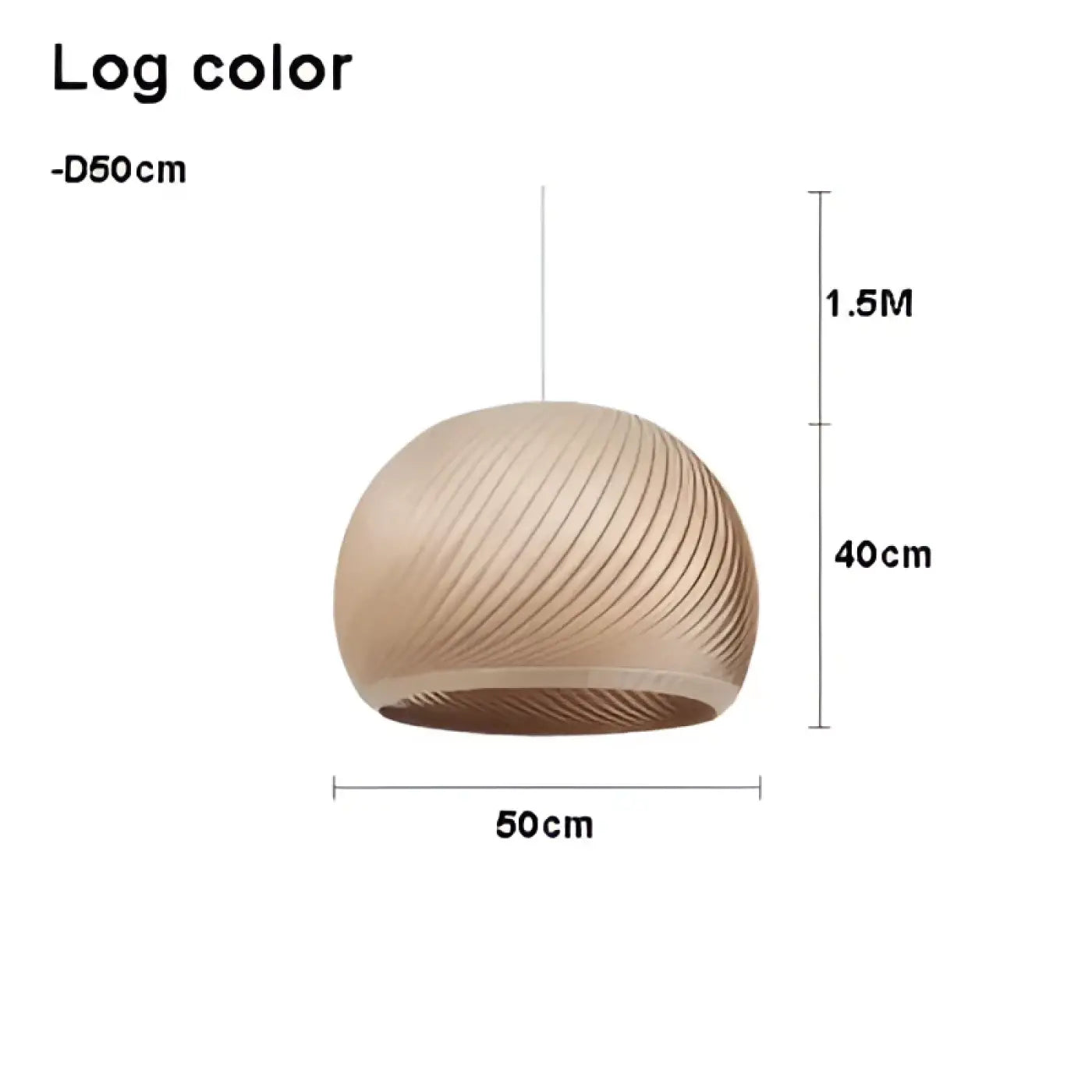 Suspension Luminaire en Bois - Cosita