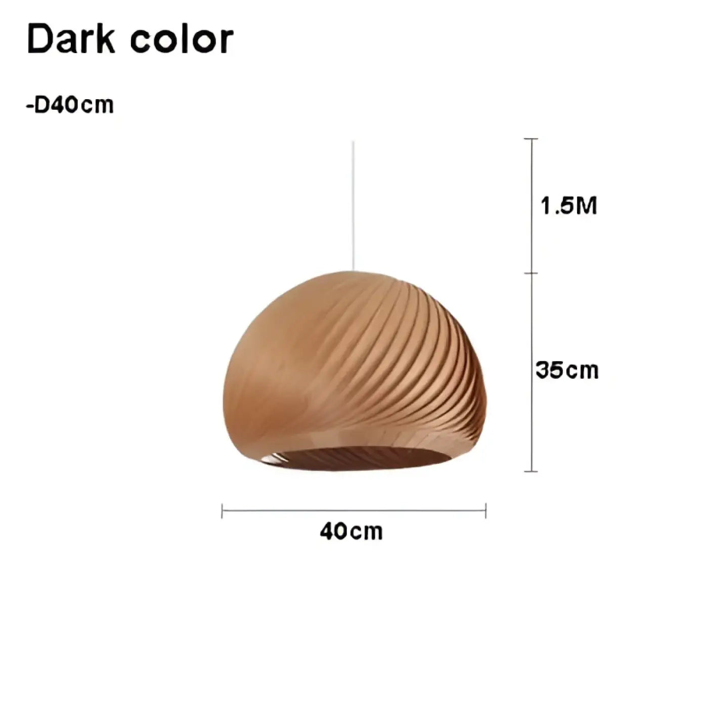 Suspension Luminaire en Bois - Cosita