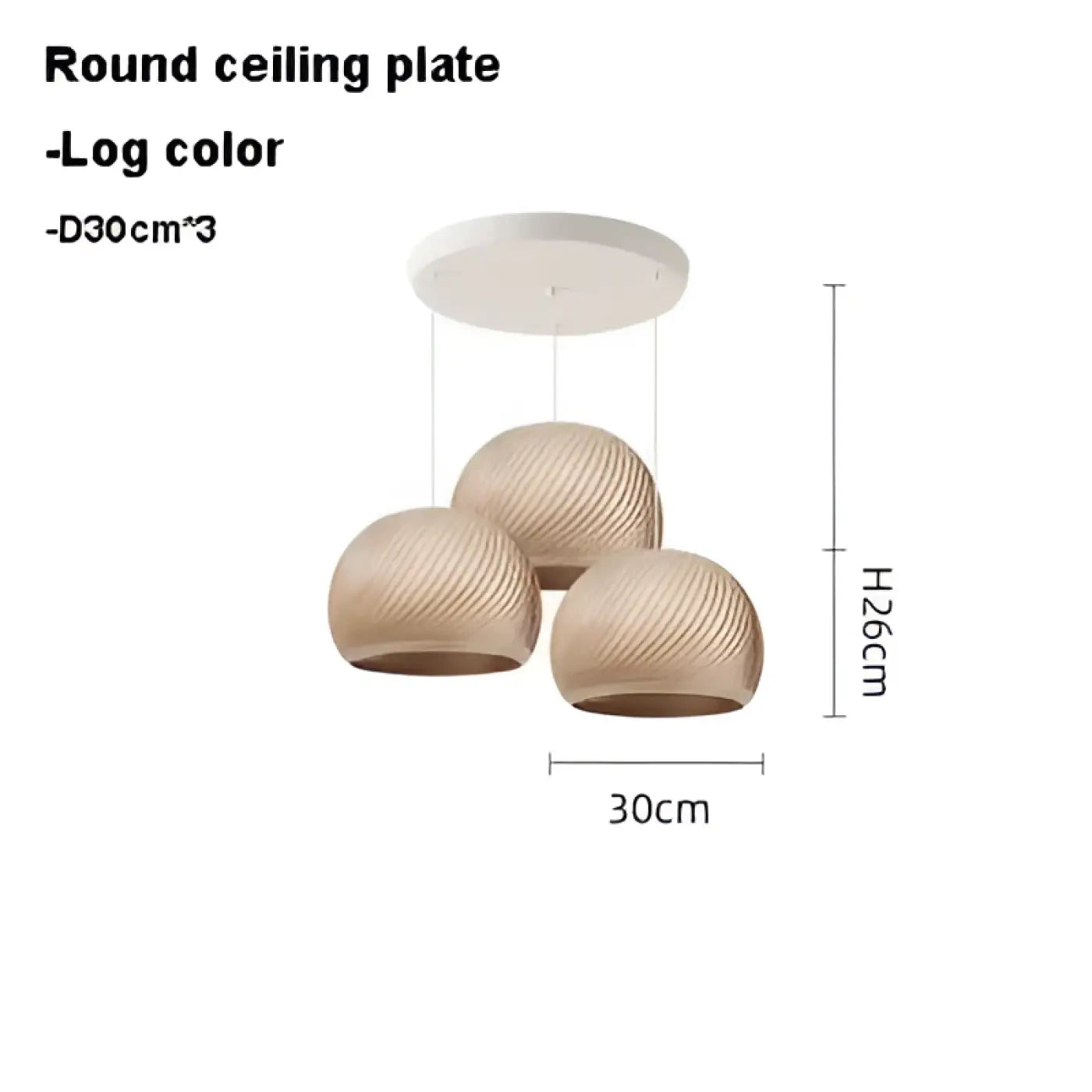 Suspension Luminaire en Bois - Cosita