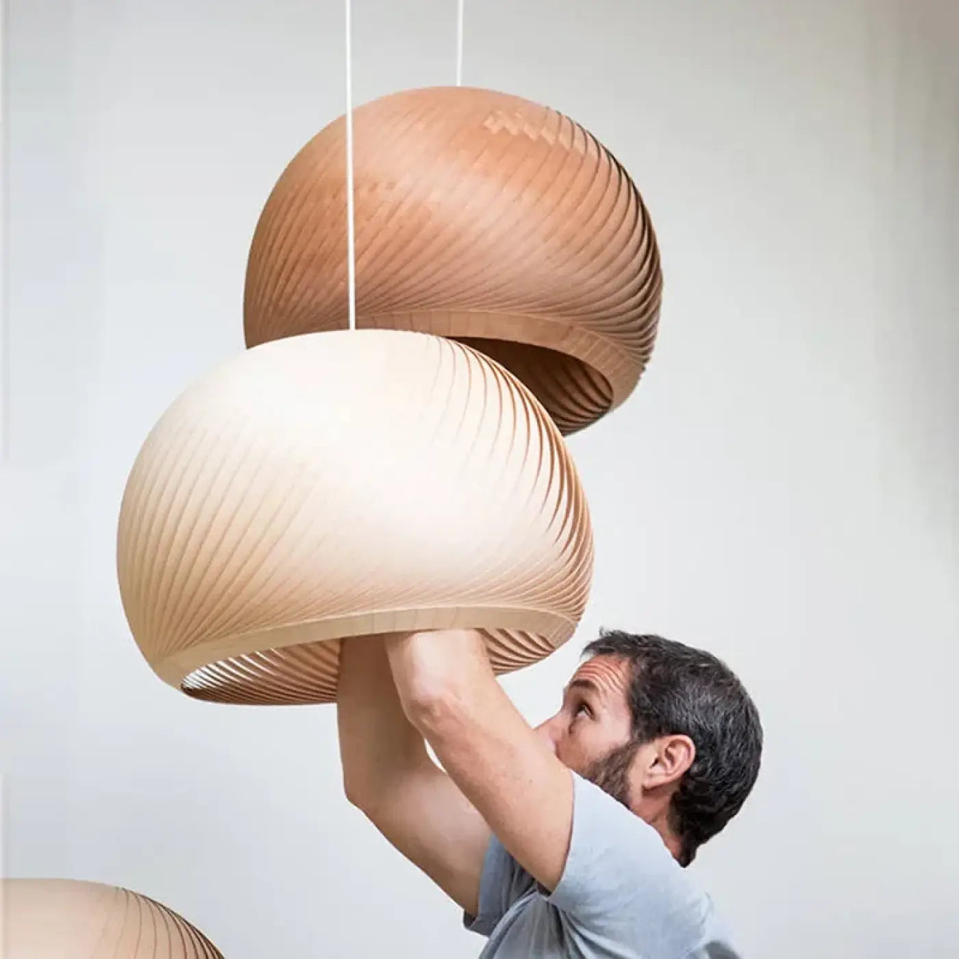 Suspension Luminaire en Bois - Cosita