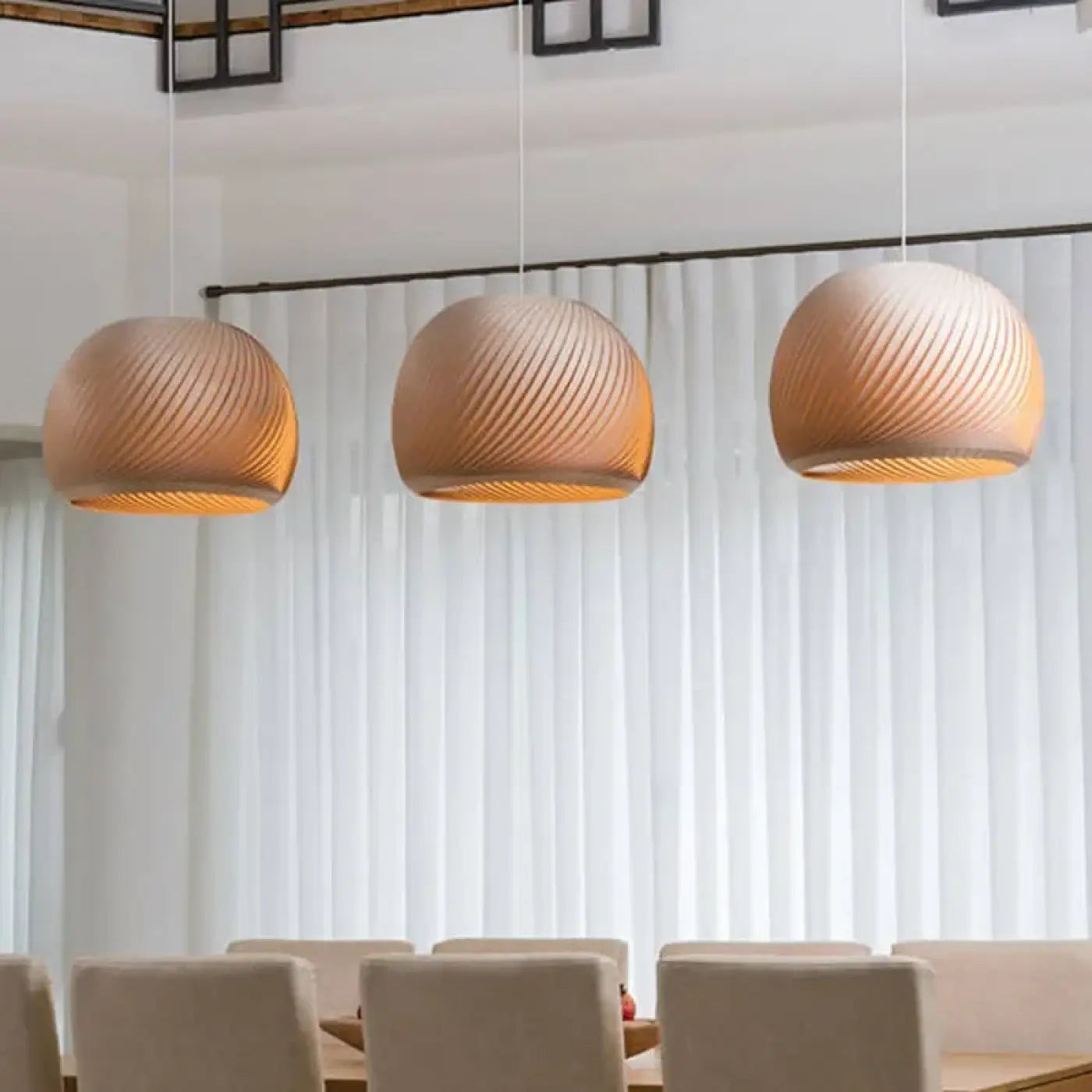 Suspension Luminaire en Bois - Cosita