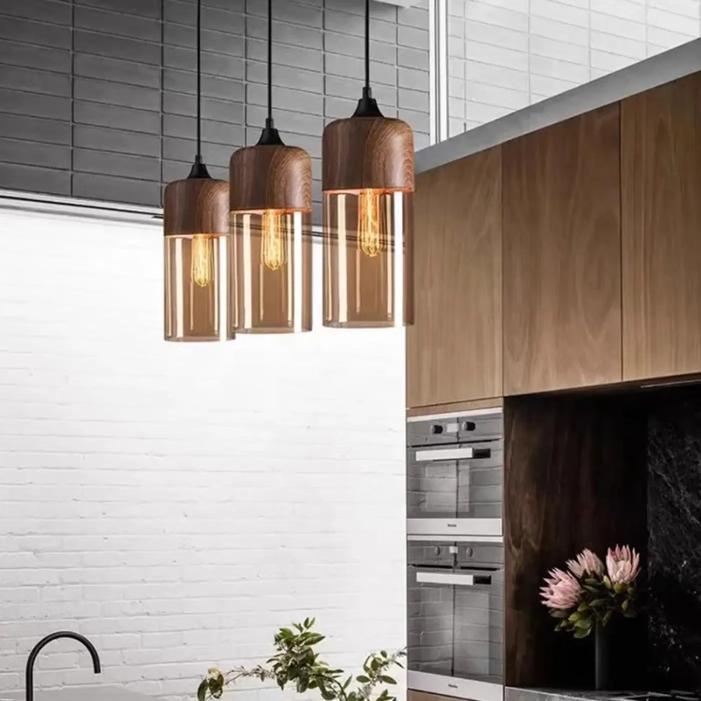 Suspension Luminaire en Bois - Veno