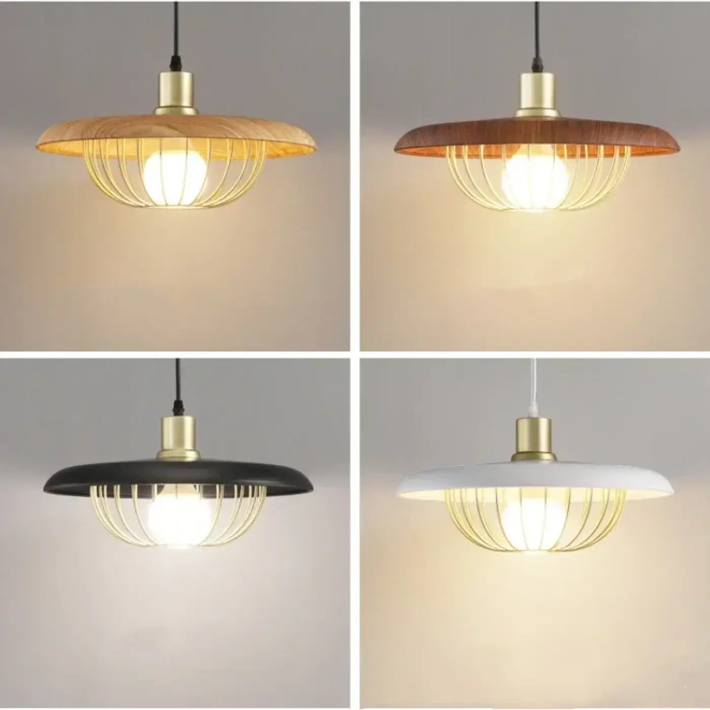 Suspension Luminaire en Bois - Stine