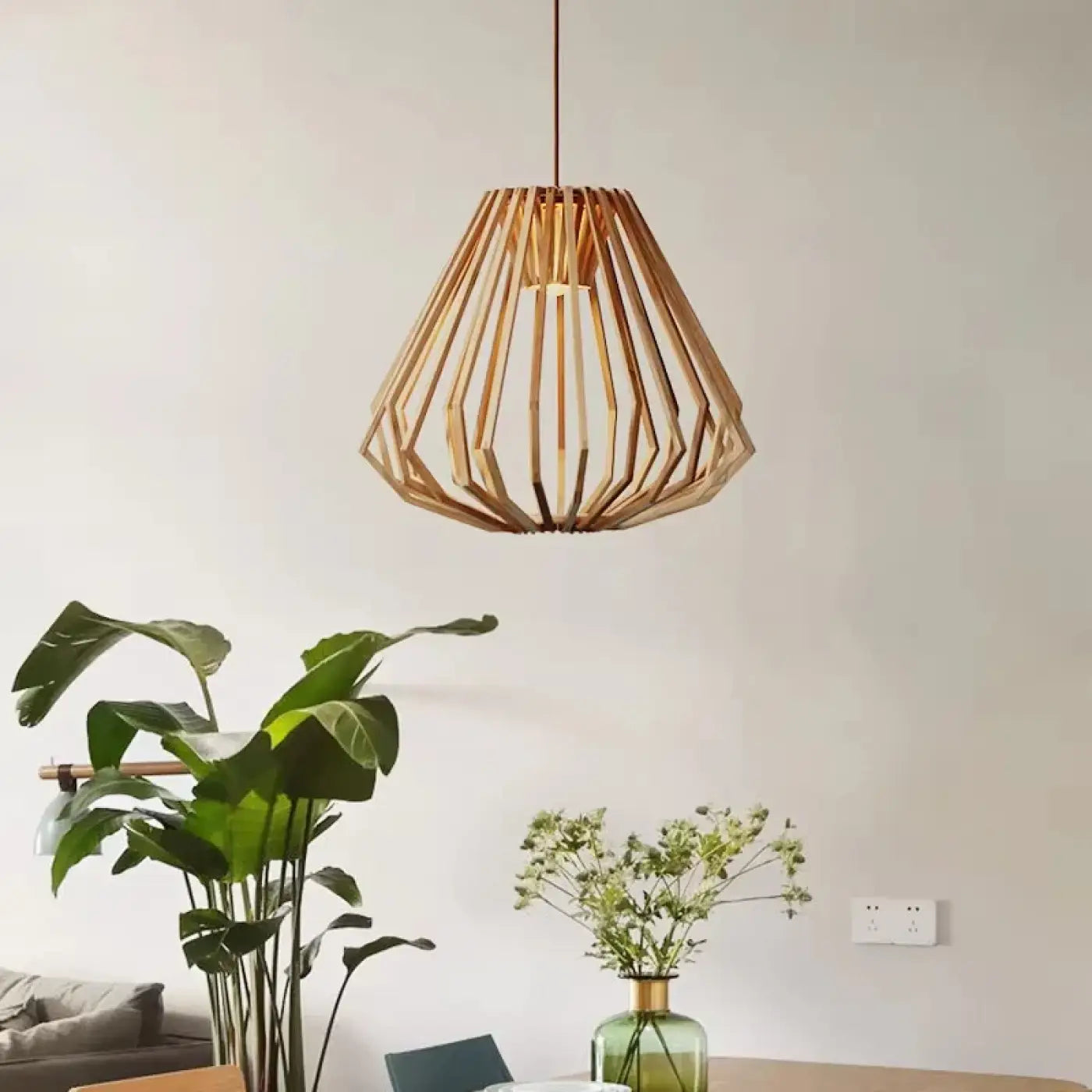Suspension Luminaire en Bois - Geo